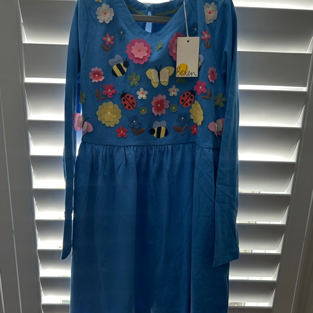 Mini Boden 9/10 year old dress, NWT